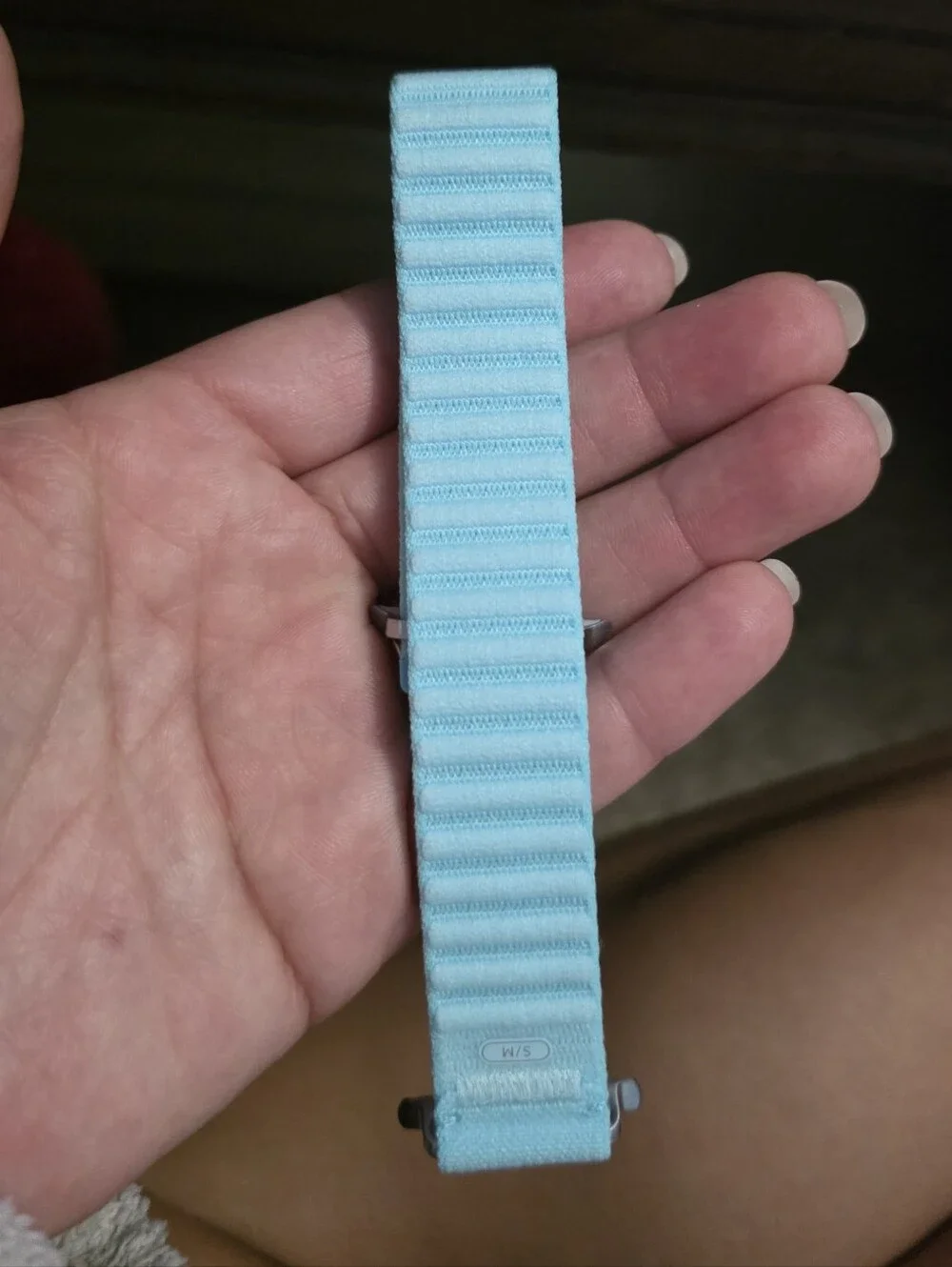 Samsung Light Blue Fabric Band for Galaxy Watch8/Watch8 Classic